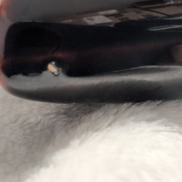 Vintage MCM Large Ceramic Ashtray Brown/Tan Drip Glaze 10.25" Square VGC - Picture 9 of 9